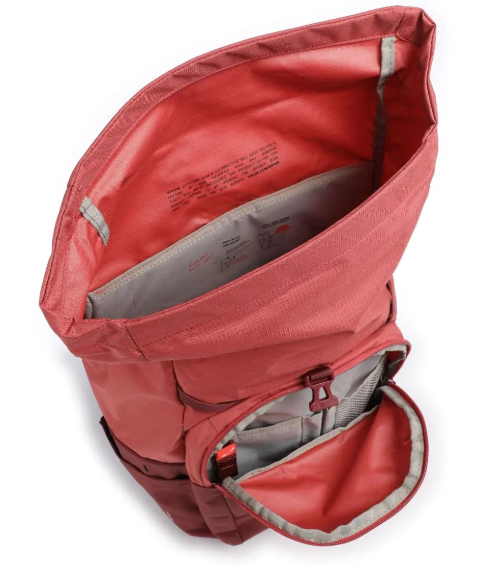 Okab ll Rolltop Rucksack 13″ recyceltes Polyester rot