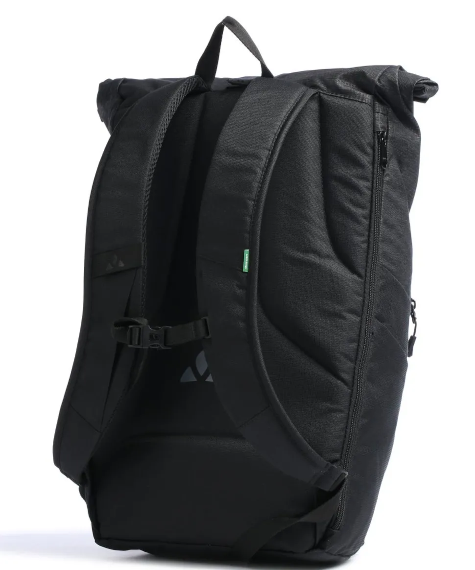Okab Rolltop Rucksack 13″ Polyester, recyceltes Polyester schwarz