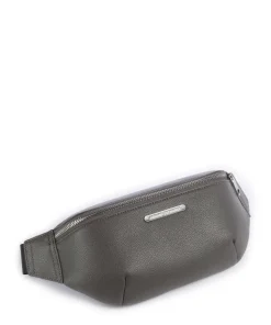 Okinawa Gürteltasche Lederimitat dunkelgrau