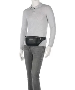 Okinawa Gürteltasche Lederimitat schwarz