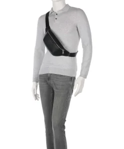 Okinawa Gürteltasche Lederimitat schwarz