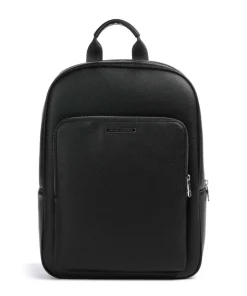 Okinawa Rucksack Lederimitat schwarz