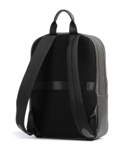 Okinawa Rucksack Lederimitat dunkelgrau