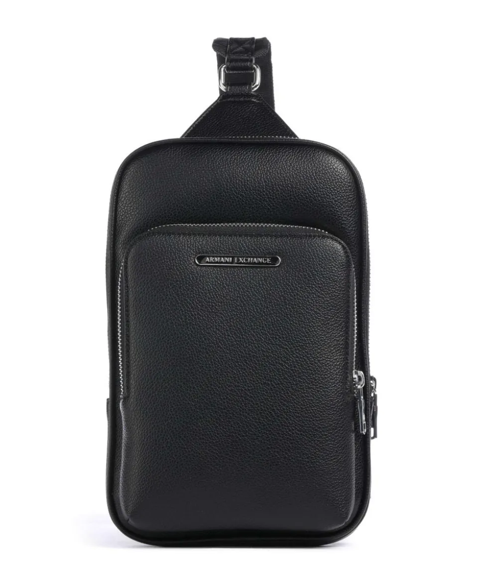 Okinawa Slingbag Lederimitat schwarz