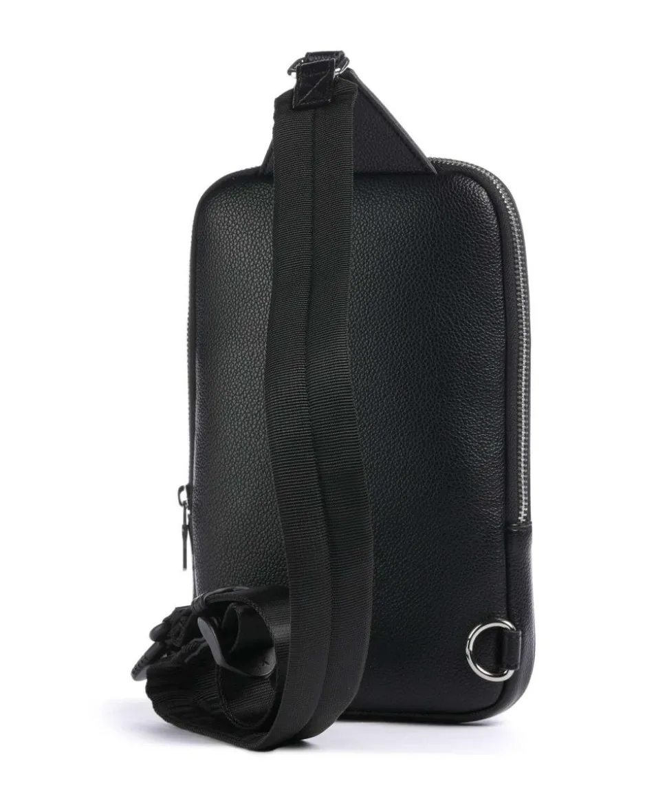 Okinawa Slingbag Lederimitat schwarz