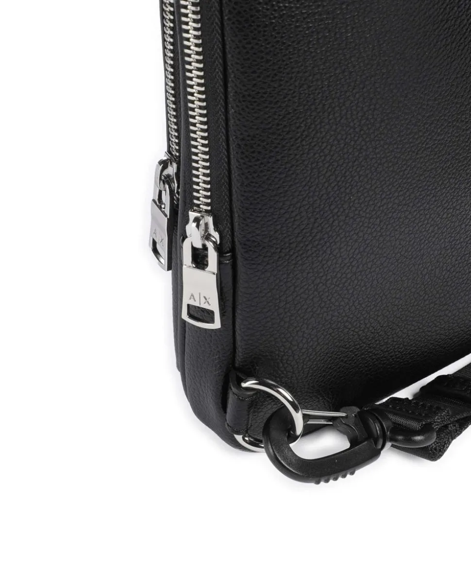 Okinawa Slingbag Lederimitat schwarz