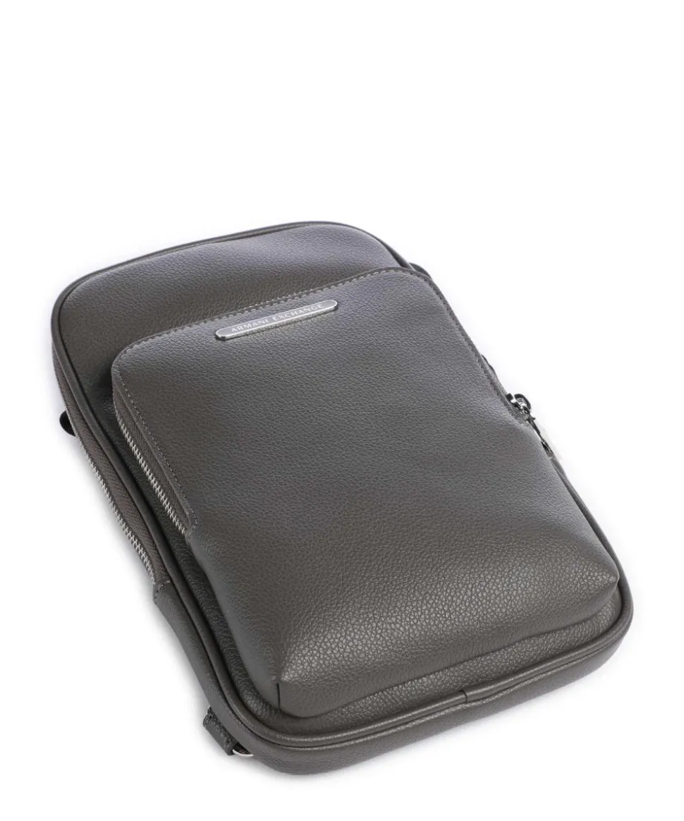 Okinawa Slingbag Lederimitat dunkelgrau