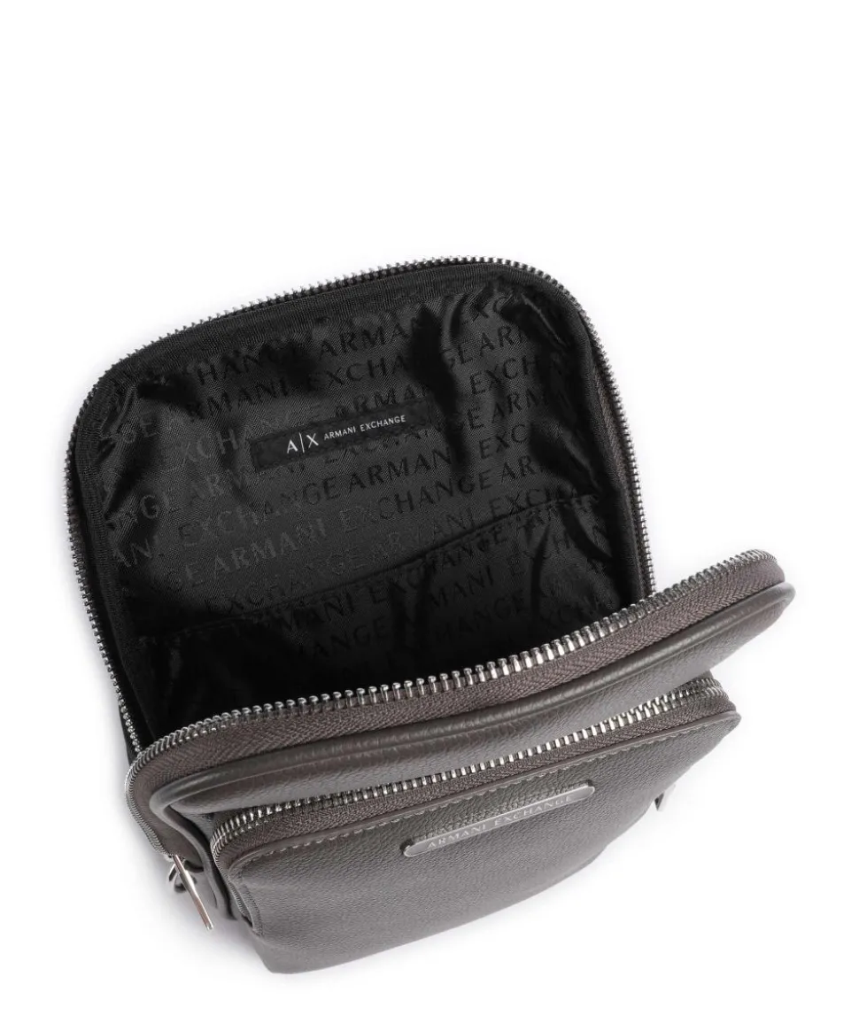 Okinawa Slingbag Lederimitat dunkelgrau