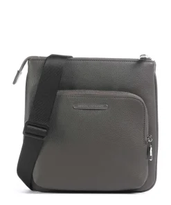 Okinawa Umhängetasche Lederimitat dunkelgrau