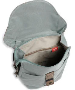 Olli O12 Rucksack Polyester, Lederimitat grün/braun