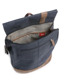 Olli OR13 Rucksack Lederimitat, Polyester dunkelblau