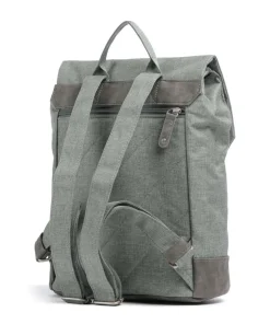 Olli OR13 Rucksack Lederimitat, Polyester graugrün
