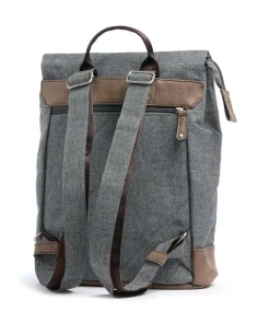 Olli OR13 Rucksack Lederimitat, Polyester grau