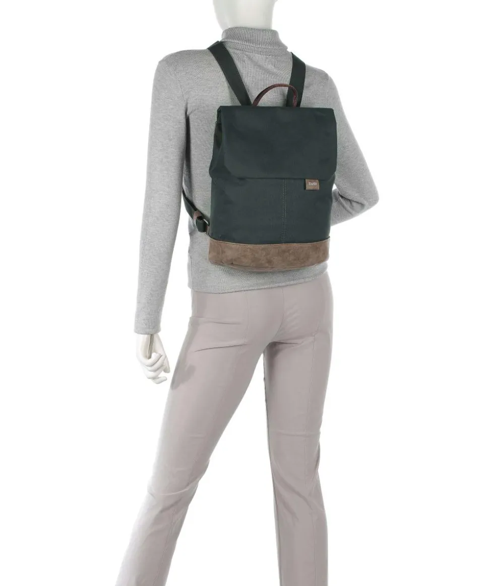 Olli OR13 Rucksack Lederimitat, Polyester dunkelgrün