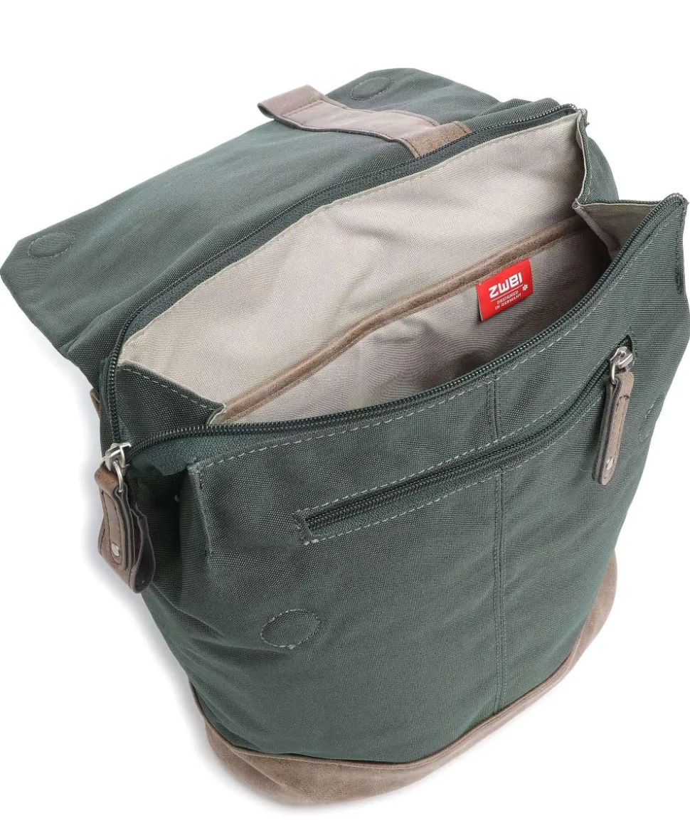 Olli OR13 Rucksack Lederimitat, Polyester dunkelgrün