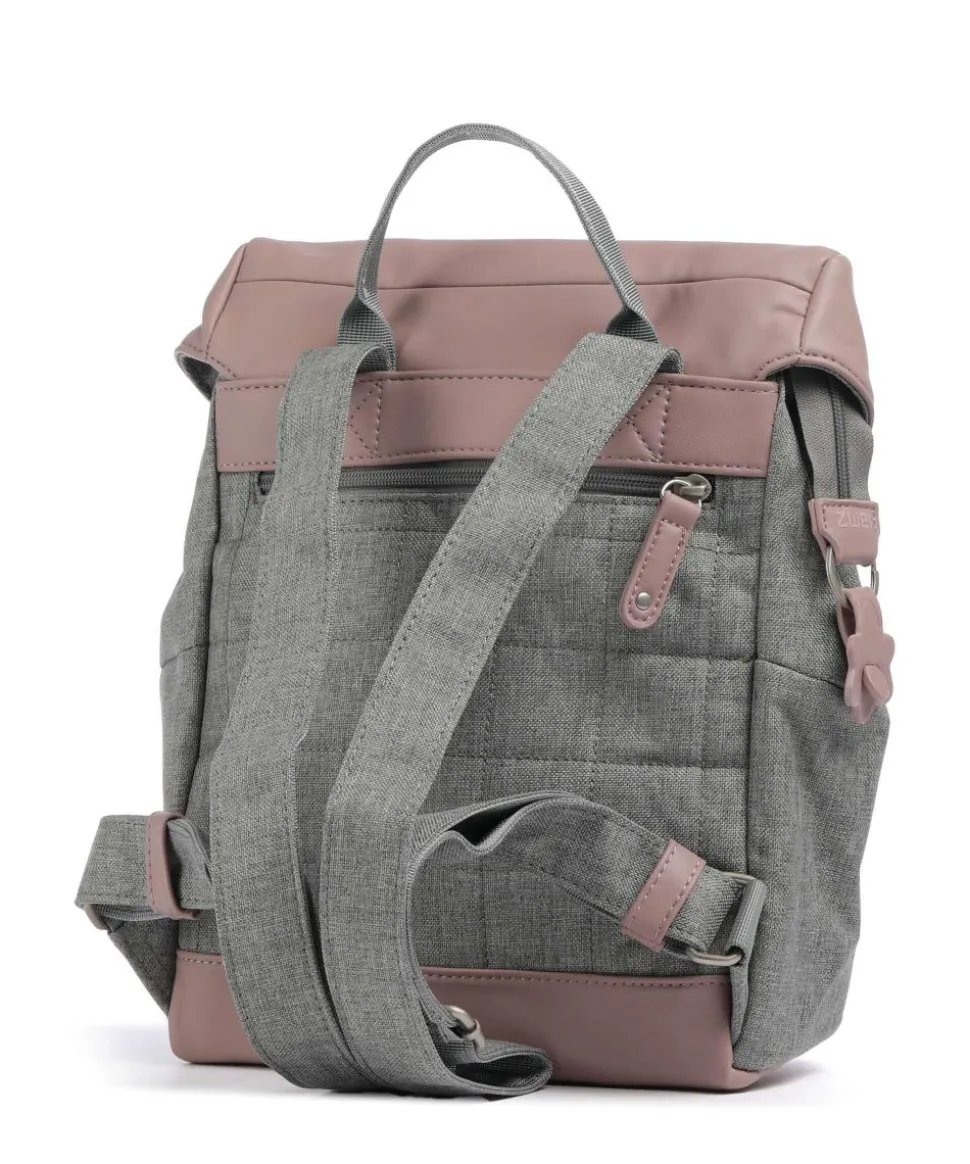 Olli OR80 Rucksack Polyester, Lederimitat grau/rosa
