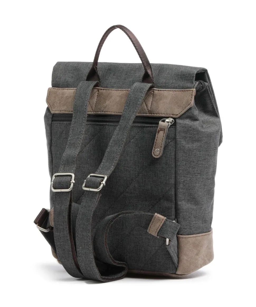 Olli OR80 Rucksack Polyester, Lederimitat dunkelgrau