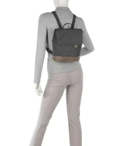 Olli OR80 Rucksack Polyester, Lederimitat dunkelgrau