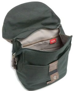 Olli OR8 Rucksack Polyester, Lederimitat dunkelgrün