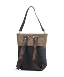 Olli OR12 Rucksack-Tasche Polyester, Lederimitat dunkelgrau