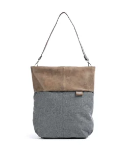 Olli OR12 Rucksack-Tasche Polyester, Lederimitat grau