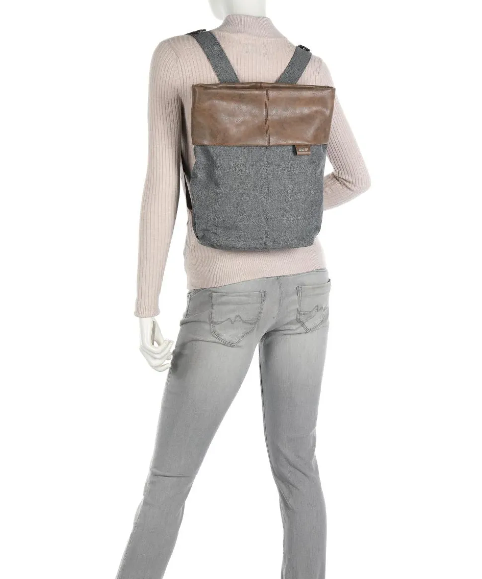 Olli OR12 Rucksack-Tasche Polyester, Lederimitat grau