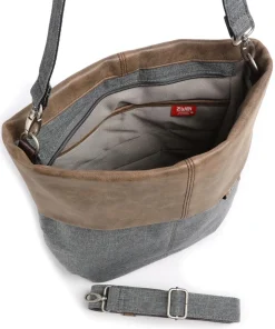 Olli OR12 Rucksack-Tasche Polyester, Lederimitat grau