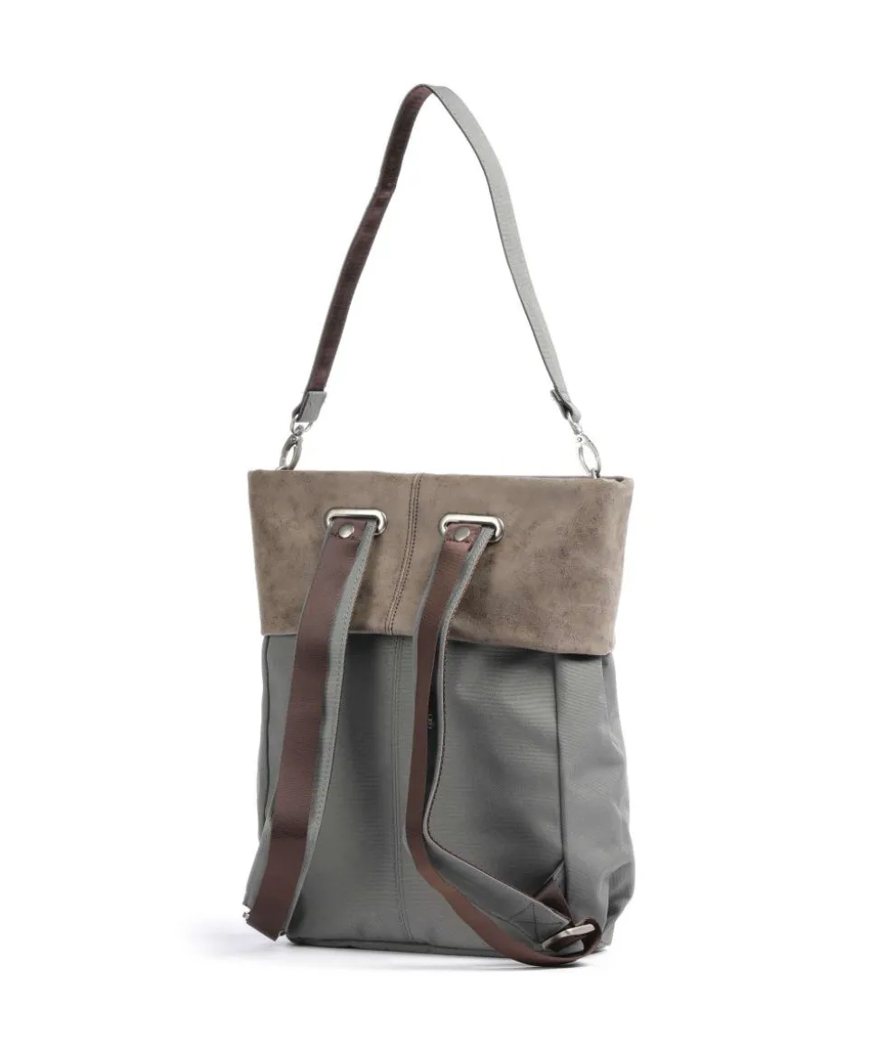 Olli OR12 Rucksack-Tasche Polyester, Lederimitat grau