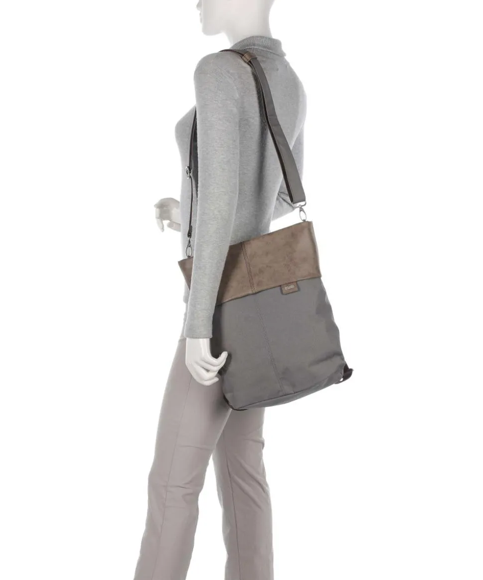 Olli OR12 Rucksack-Tasche Polyester, Lederimitat grau