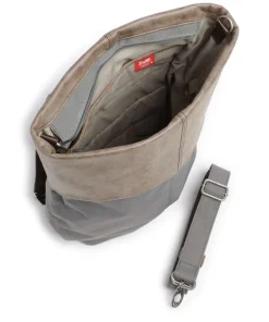 Olli OR12 Rucksack-Tasche Polyester, Lederimitat grau