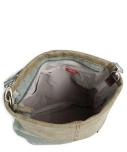 Olli OT12 Beuteltasche Polyester, Lederimitat graugrün