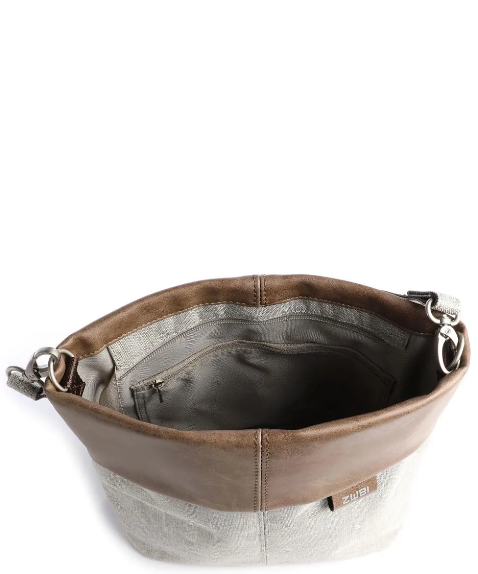 Olli OT8 Schultertasche Polyester, Lederimitat beige