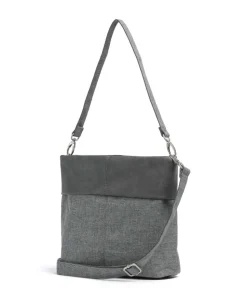 Olli OT8 Schultertasche Polyester, Lederimitat grau