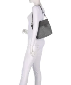Olli OT8 Schultertasche Polyester, Lederimitat grau