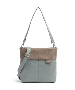 Olli OT8 Schultertasche Polyester, Lederimitat grünblau