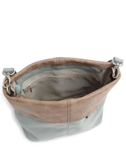 Olli OT8 Schultertasche Polyester, Lederimitat grünblau