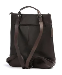Omaha Rucksack-Tasche 13″ Rindsleder dunkelbraun