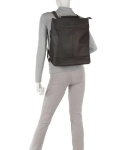 Omaha Rucksack-Tasche 13″ Rindsleder dunkelbraun
