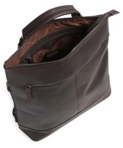 Omaha Rucksack-Tasche 13″ Rindsleder dunkelbraun