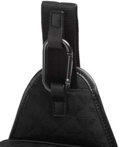 Omnia Jacquard Slingbag 10″ Polyester schwarz