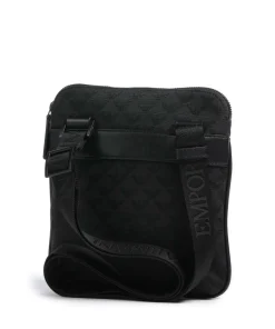 Omnia Jacquard Umhängetasche Polyester, Baumwolle schwarz
