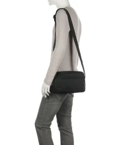 Omnia Jacquard Umhängetasche Baumwolle, Polyester schwarz