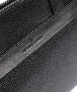 Onyx Anna Shopper 15″ genarbtes Leder schwarz