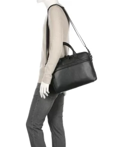 Onyx Delta Aktentasche 13″ genarbtes Rindsleder schwarz