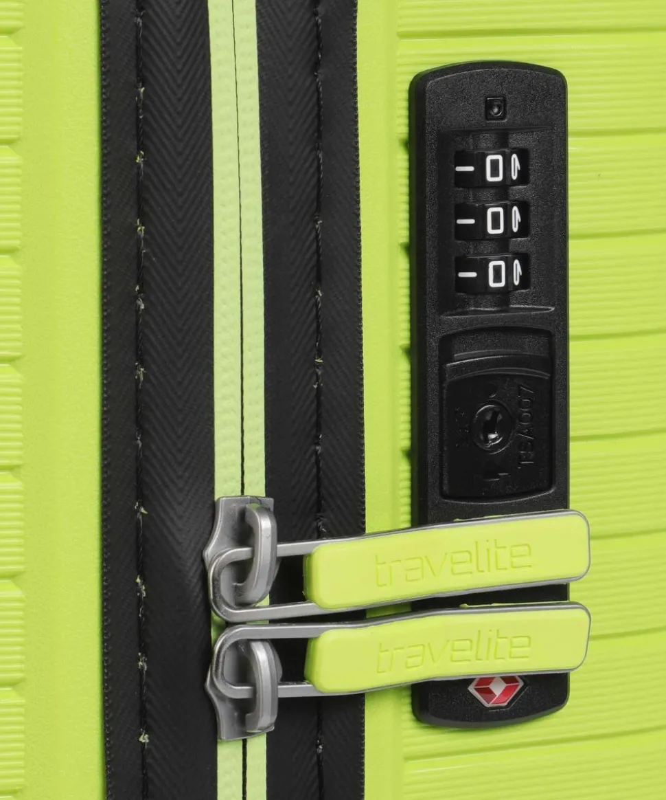 Orbita 4-Rollen Trolley gelbgrün 55 cm