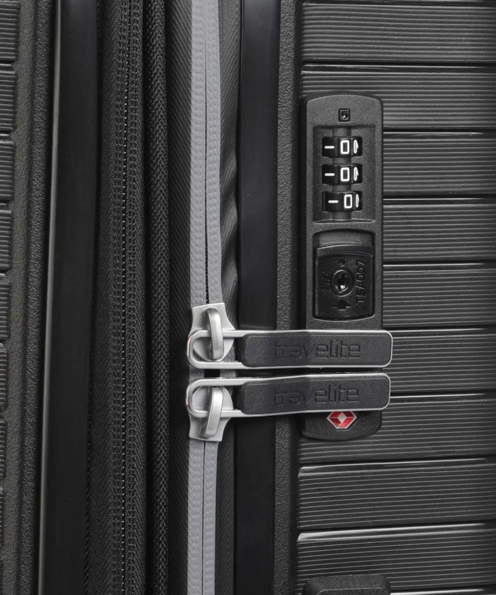 Orbita 4-Rollen Trolley Set schwarz 3-tlg.