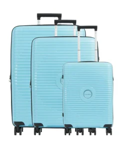 Orbita 4-Rollen Trolley Set türkis 3-tlg.