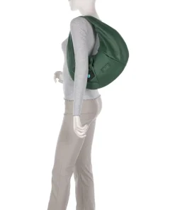 Oregon Magnon Beuteltasche fein genarbtes Kalbsleder dunkelgrün