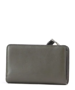 Origami Geldbörse fein genarbtes Rindsleder khaki