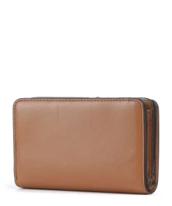 Origami Geldbörse fein genarbtes Rindsleder camel